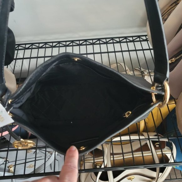 NWT $129 MICHAEL MICHAEL KORS Nicole Medium Leather Shoulder Bag - Picture 3 of 8